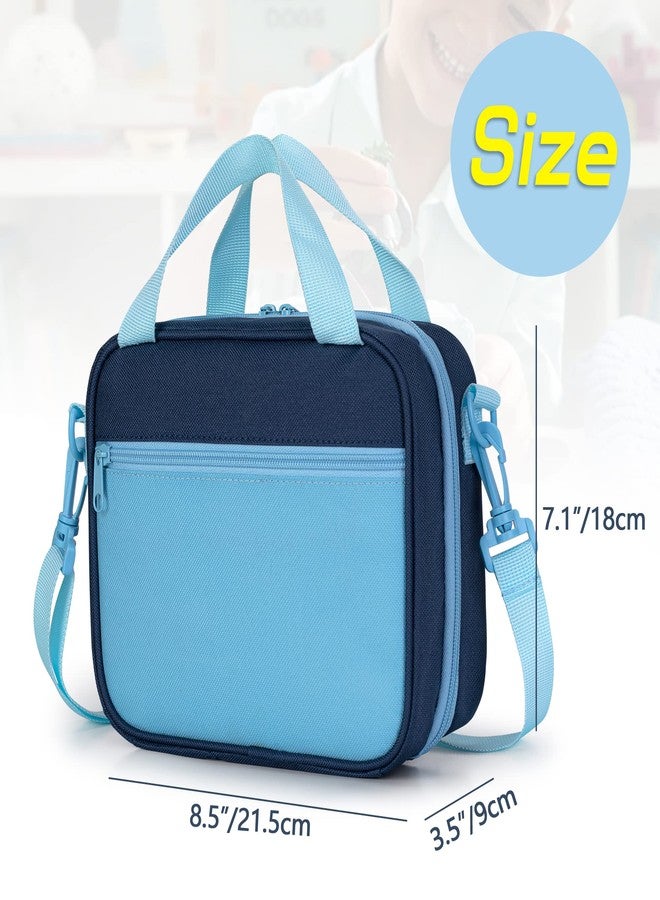 LoDrid Case Compatible with Toniebox Character (Up to 20), Figure Case Holder for Audio Player Figure with Handle and Shoulder Strap, Blue, Bag Only (Patent Design) - Image 5
